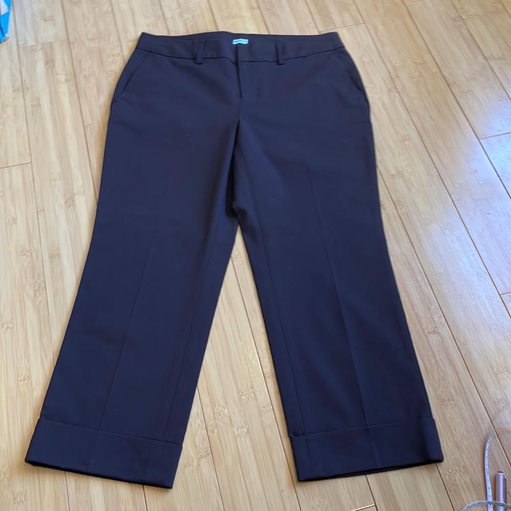 Gap Favorite cropped trousers, capri pants, chocolate brown